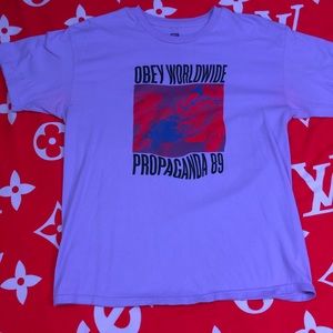 Obey Worldwide tee (Sz L)